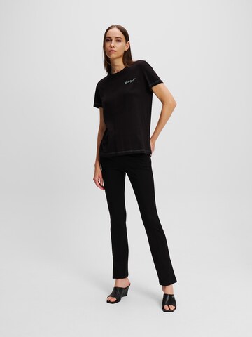 melns Karl Lagerfeld T-Krekls