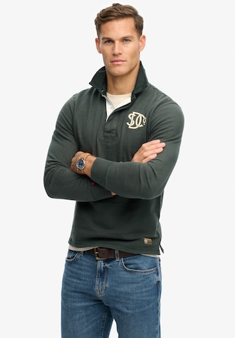 T-Shirt 'Athletic' Superdry en vert : devant
