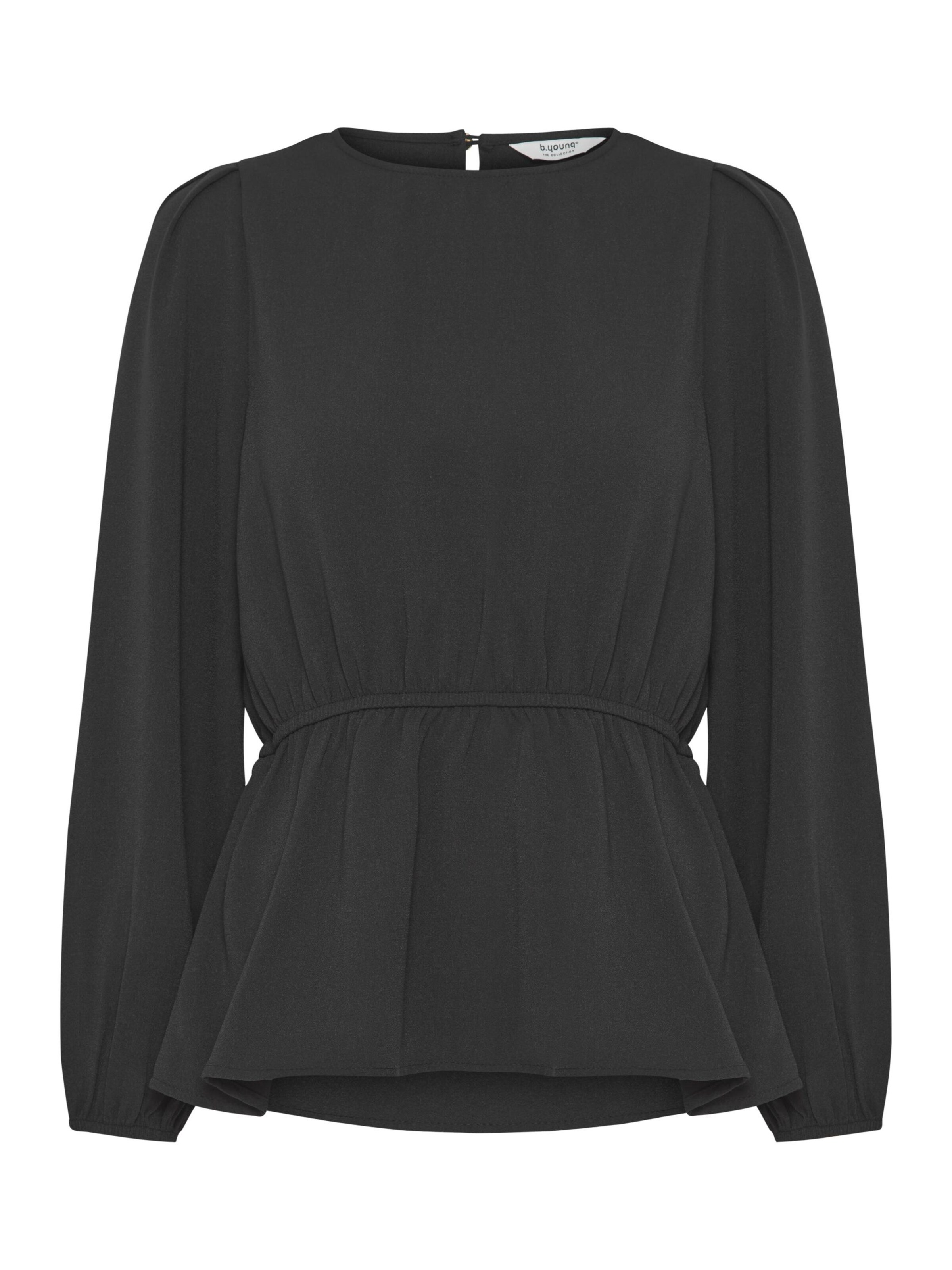 b.young Blouse 'Haca' in Black: front