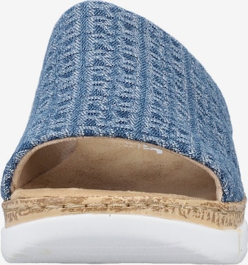 Rieker Pantolette in Blau