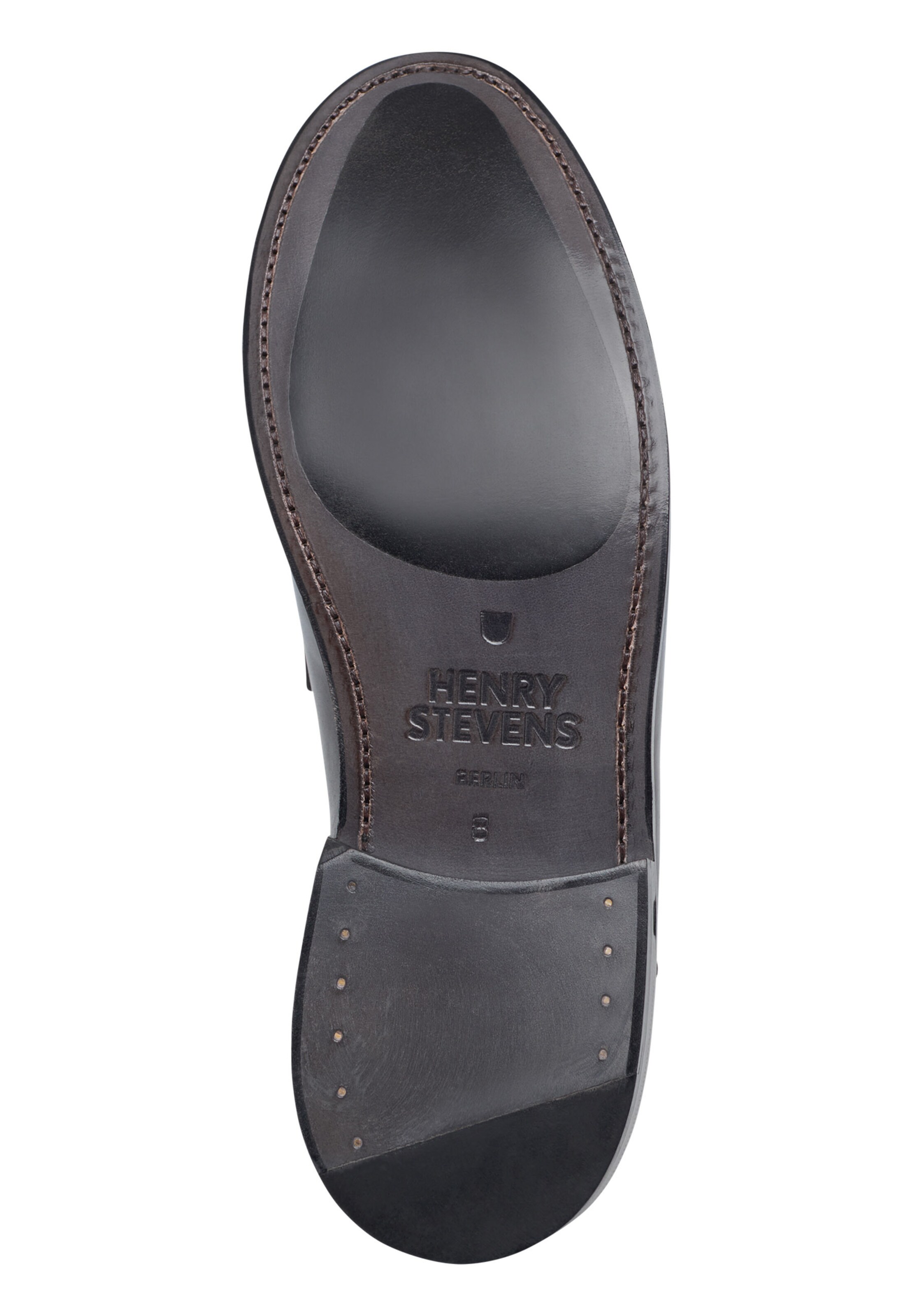 Henry Stevens Slip-ons 'Haywood' in Black