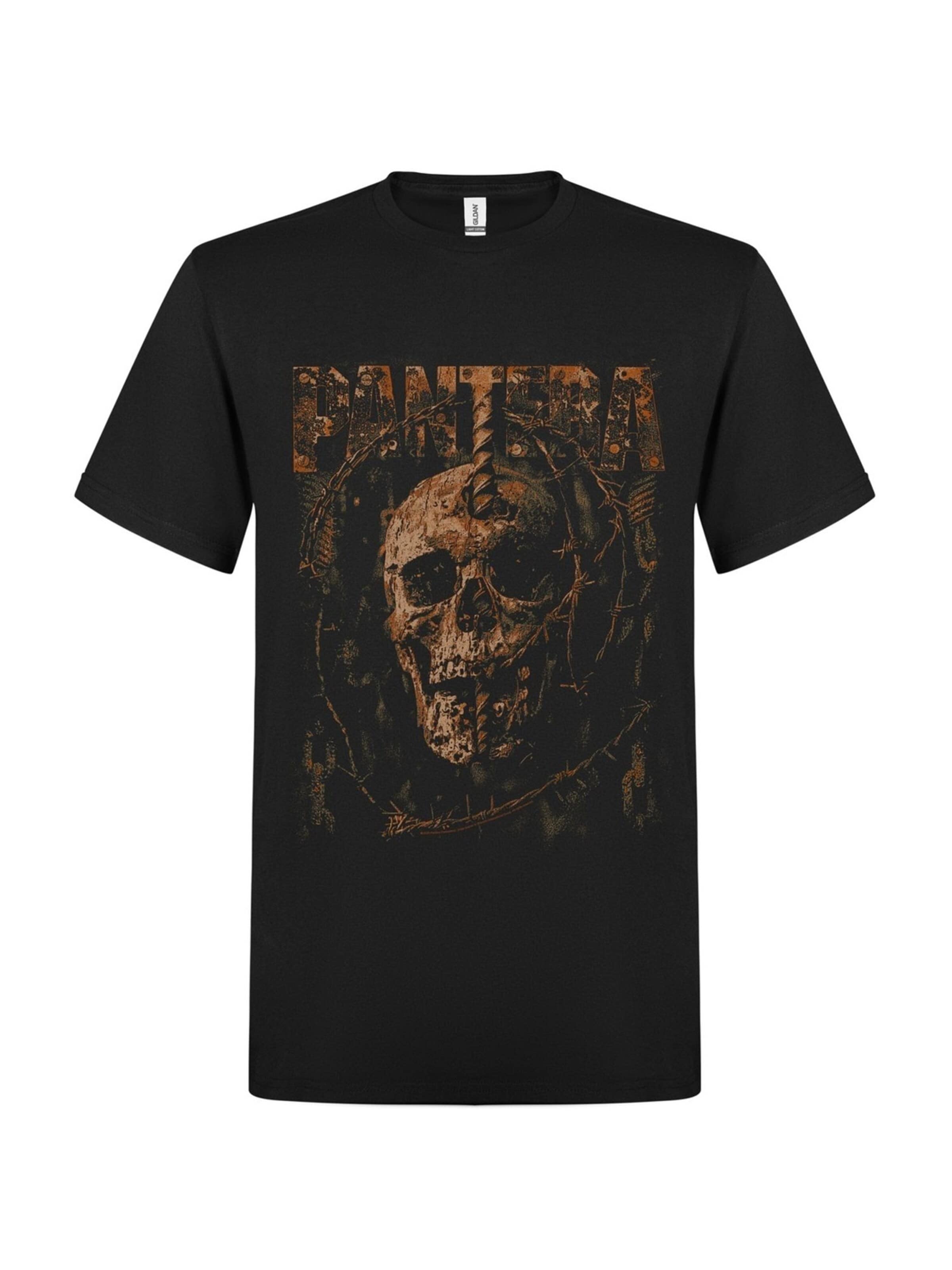 PANTERA Shirt 'Pantera Stronger Than All' in Black: front