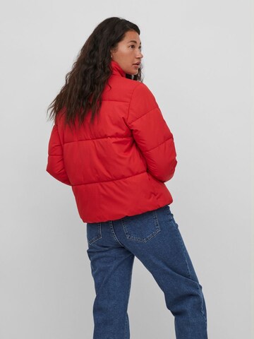 VILA Winter Jacket in Red