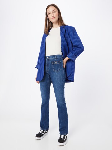 ONLY Flared Jeans 'Ebba' in Blauw