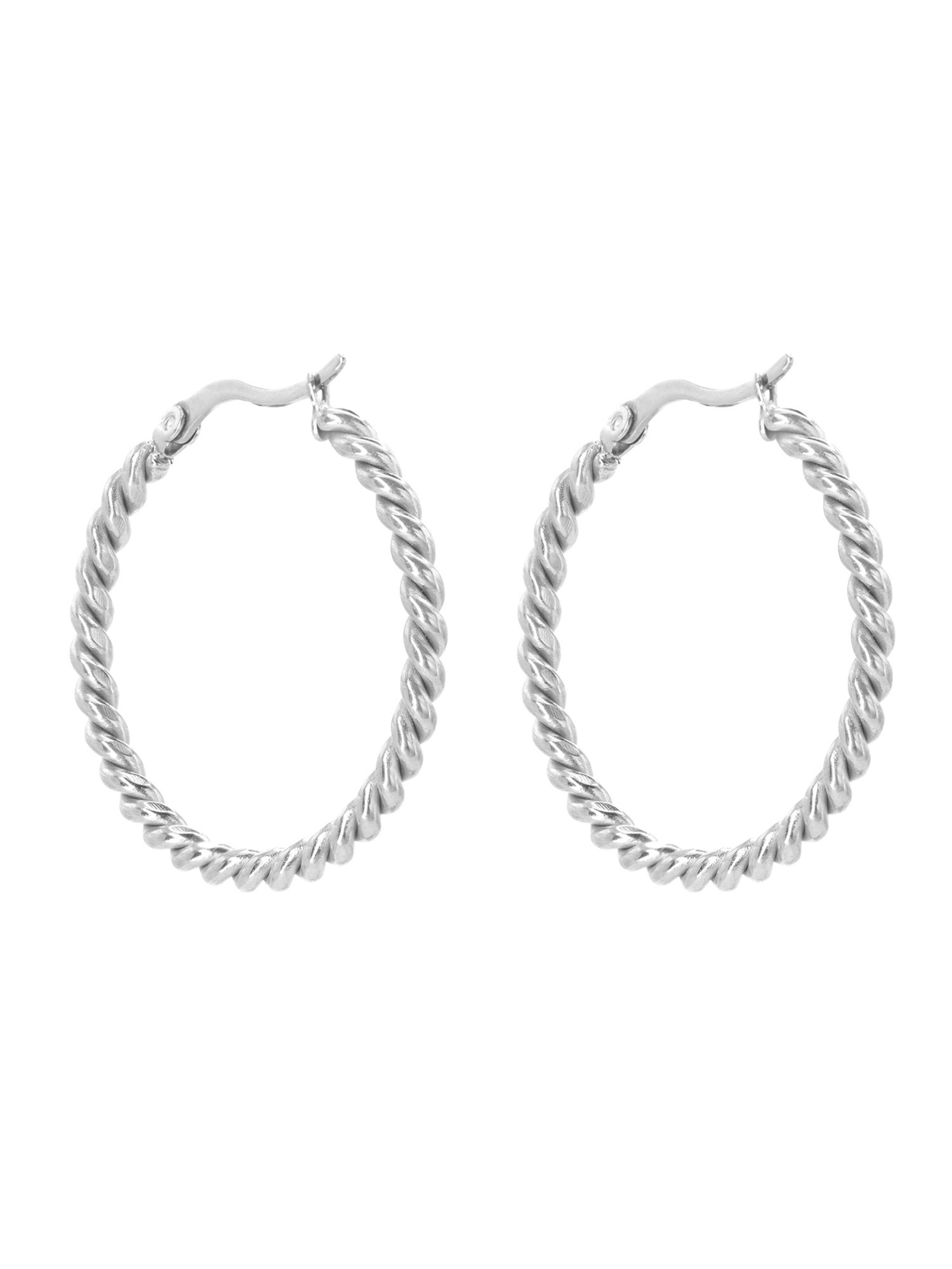 Heideman Ohrringe 'Helva' in Silber: Vorderseite