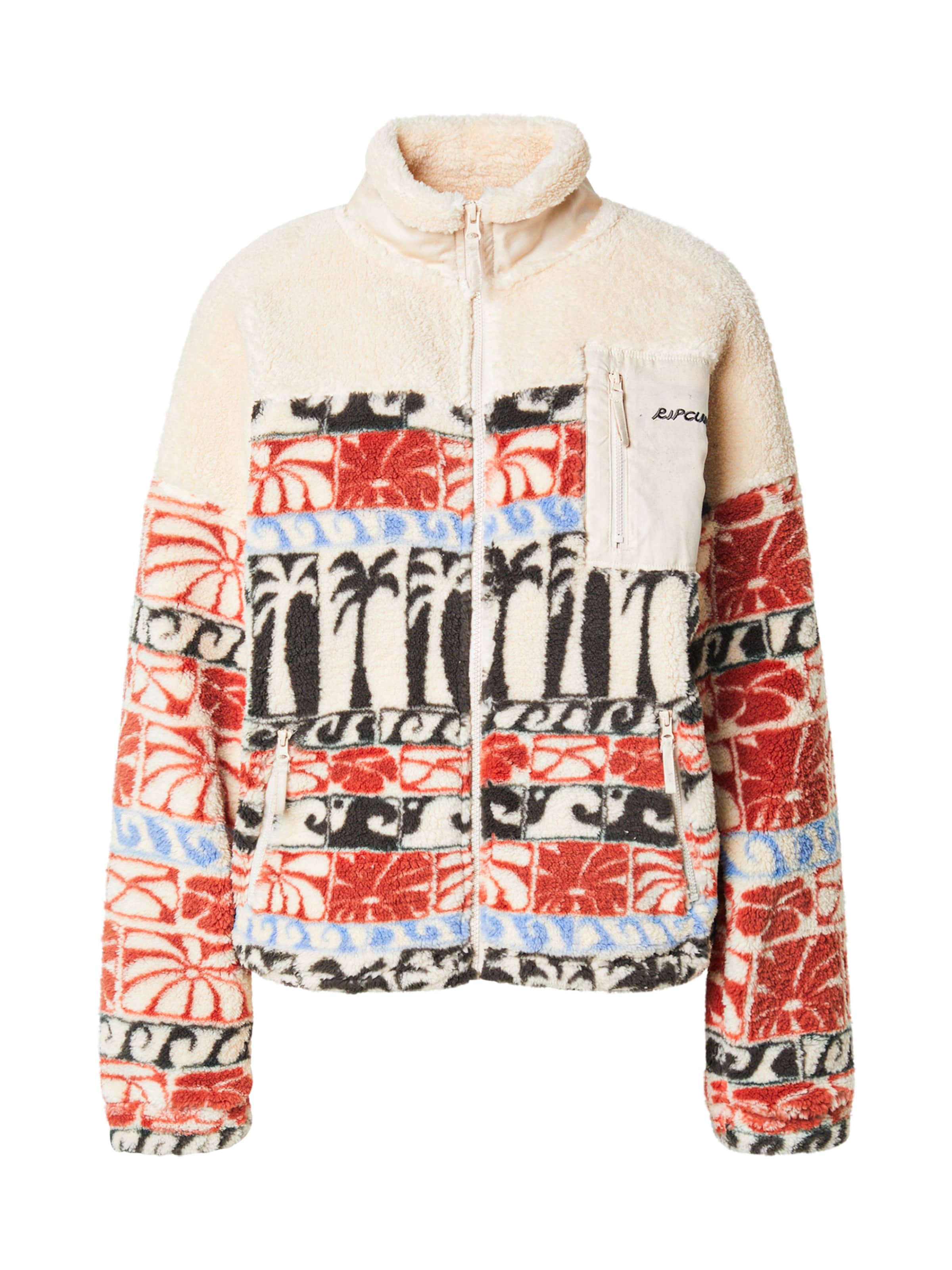 Jachetă  fleece funcțională 'OCEANIC' de la RIP CURL pe bej: față