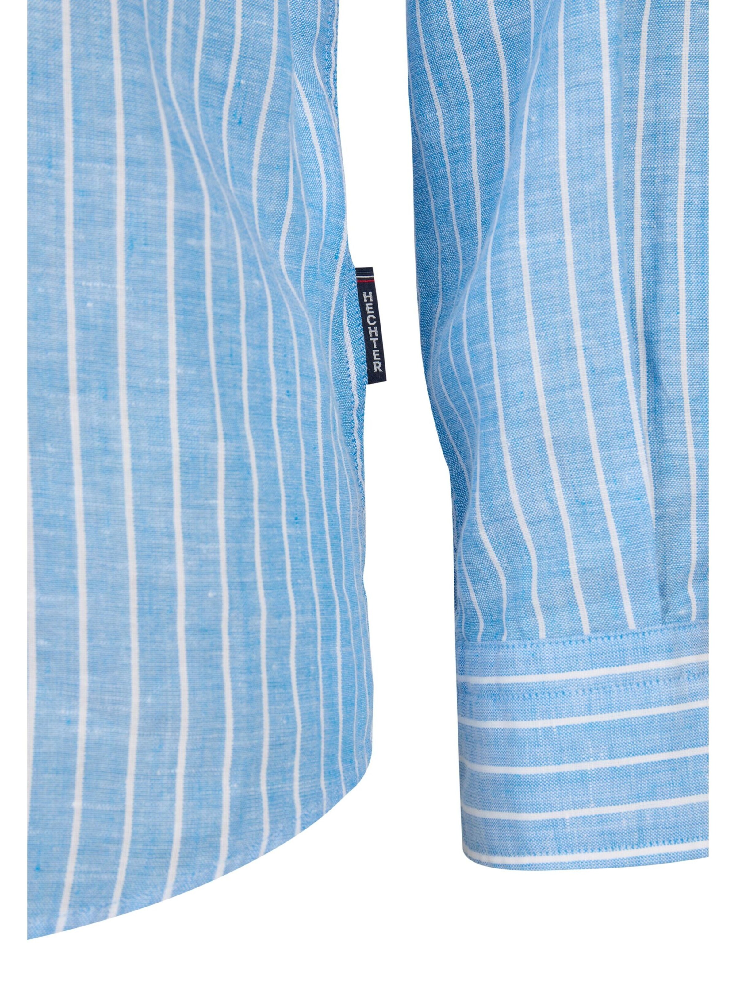 HECHTER PARIS Regular fit Button Up Shirt in Blue