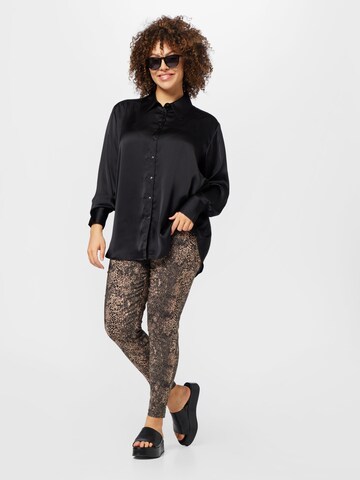 Gina Tricot Curve - Blusa 'Chris' en negro