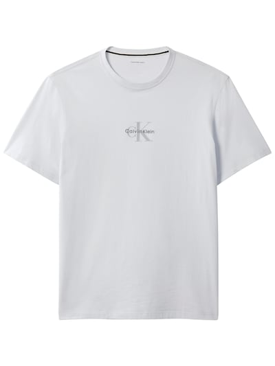 Calvin Klein Jeans Shirt 'CK Monogram Tonal Logo' in XS in hellbeige / dunkelbeige, Produktansicht