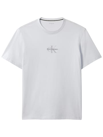 Calvin Klein Jeans Тениска в бежово: отпред