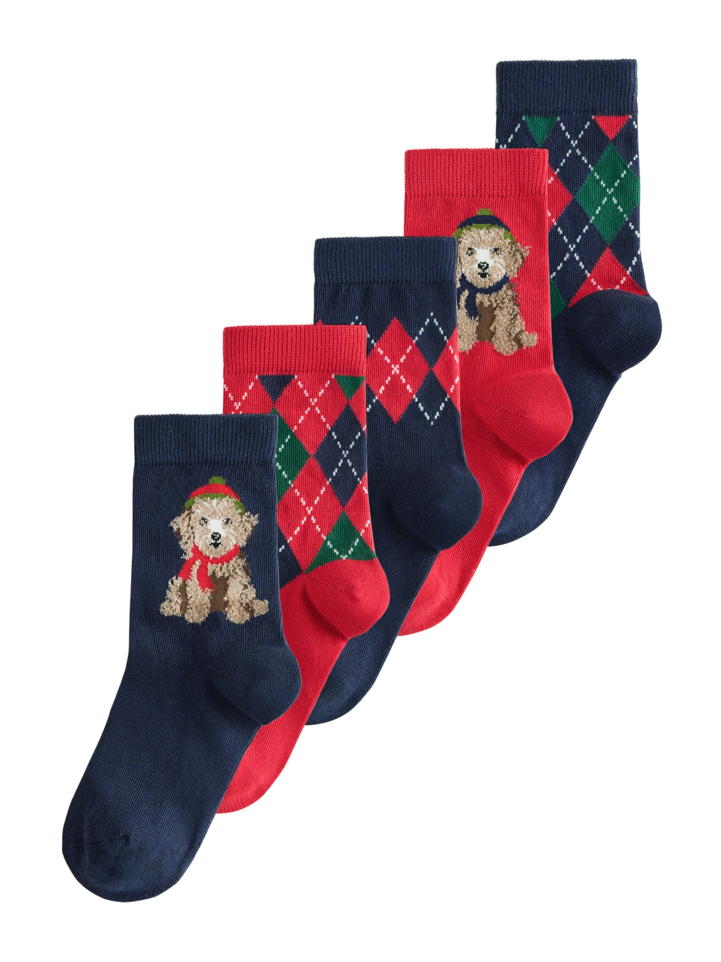 Șosete de la Next pe albastru: față