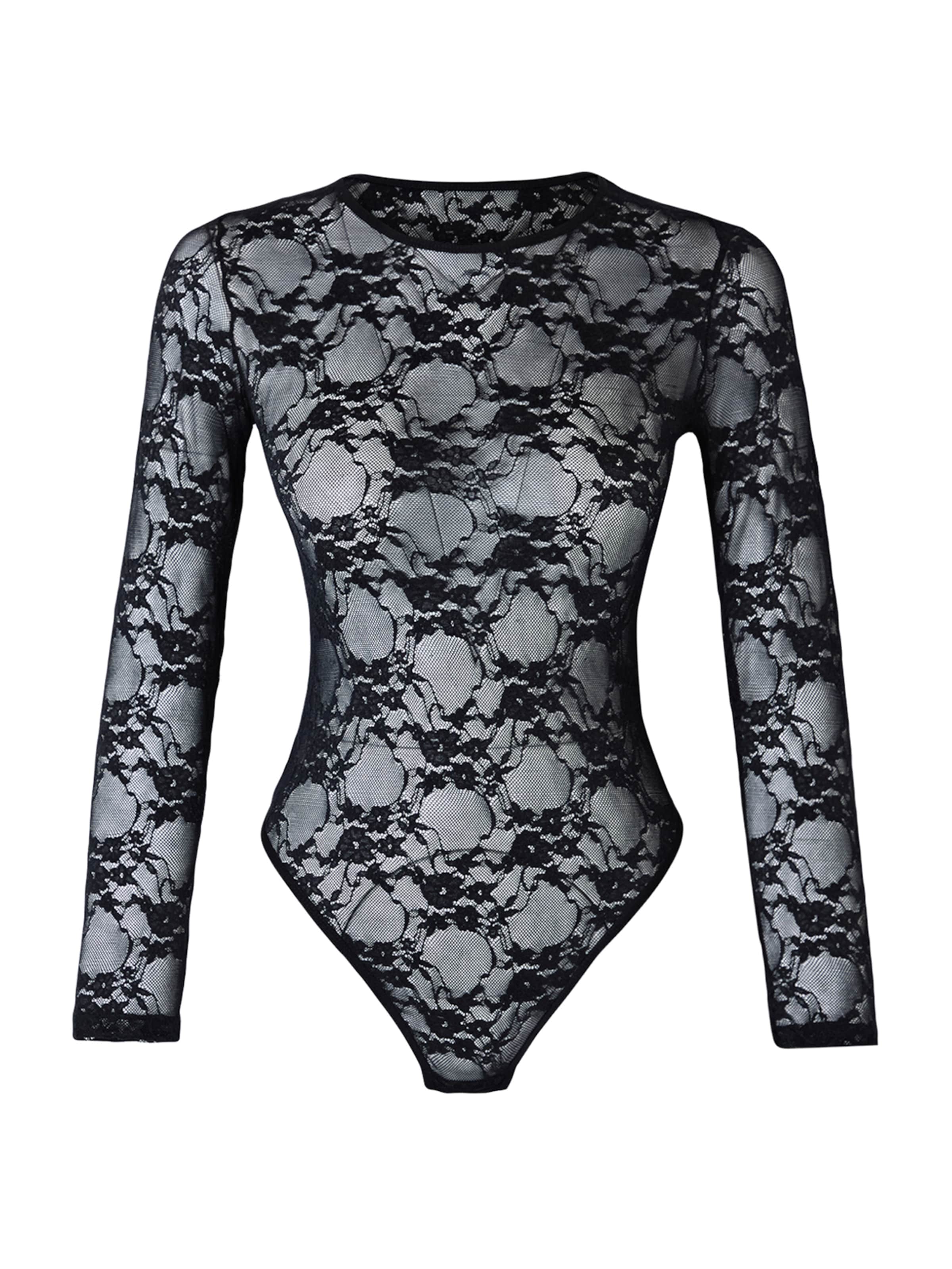 Trendyol - Body en negro: frente