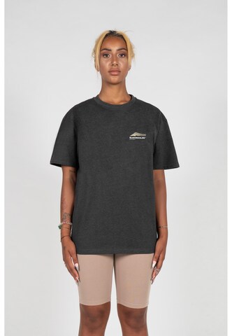 MJ Gonzales Oversized Shirt 'Wave 1' in Grey: front