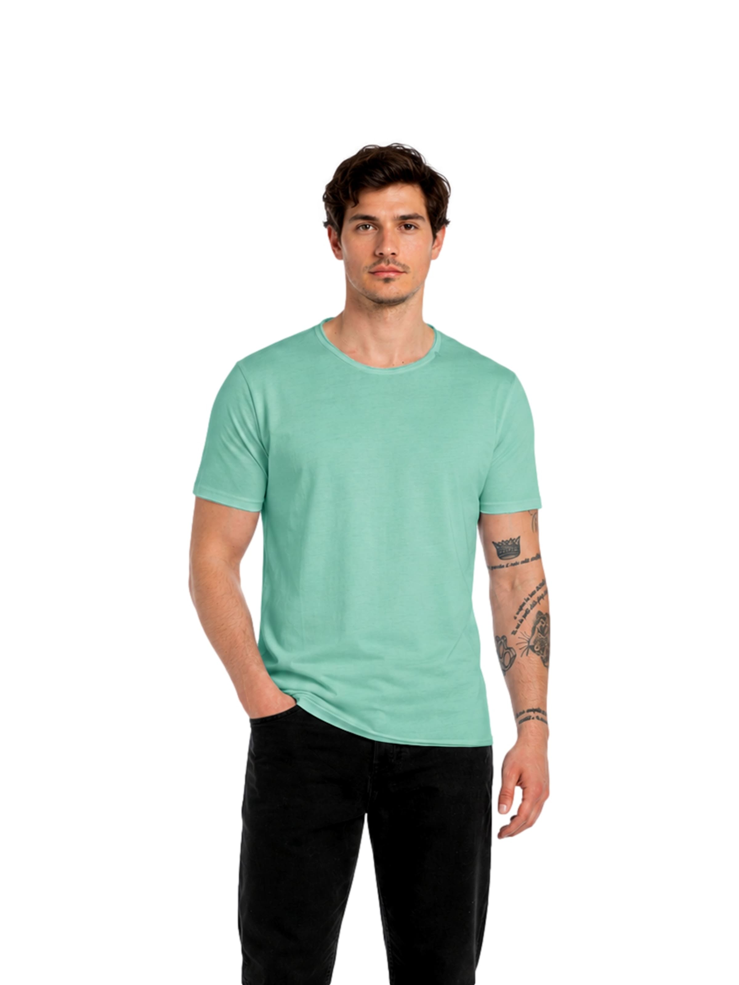 Maglietta di REPLAY in verde: frontale