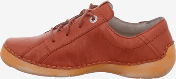 JOSEF SEIBEL Lace-Up Shoes 'Fergey' in Red