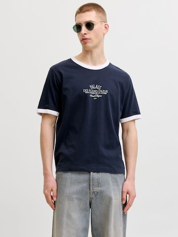 T-Shirt JACK & JONES en bleu : devant