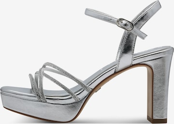 TAMARIS Strap Sandals in Silver