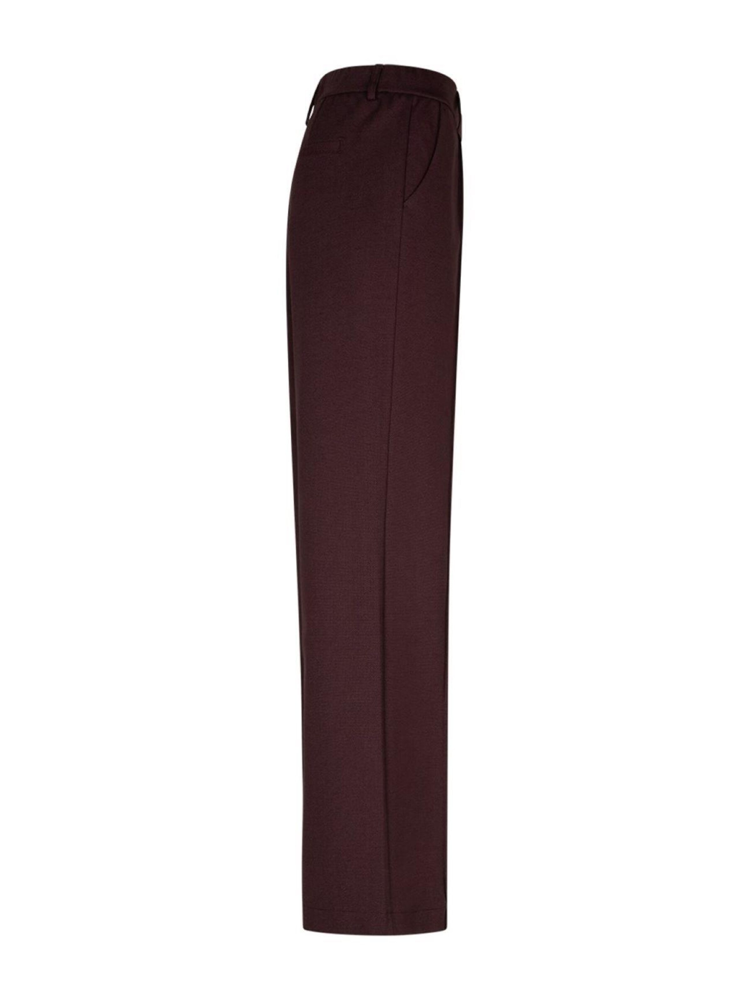 Red Button Regular Trousers 'RB Claudette fancy L33 burgund' in Red