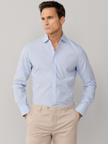 Hackett London Regular Fit Hemd 'CITY' in Blau