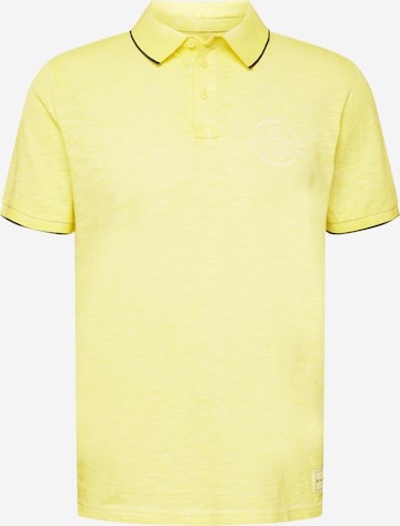 T-Shirt TOM TAILOR en jaune : devant