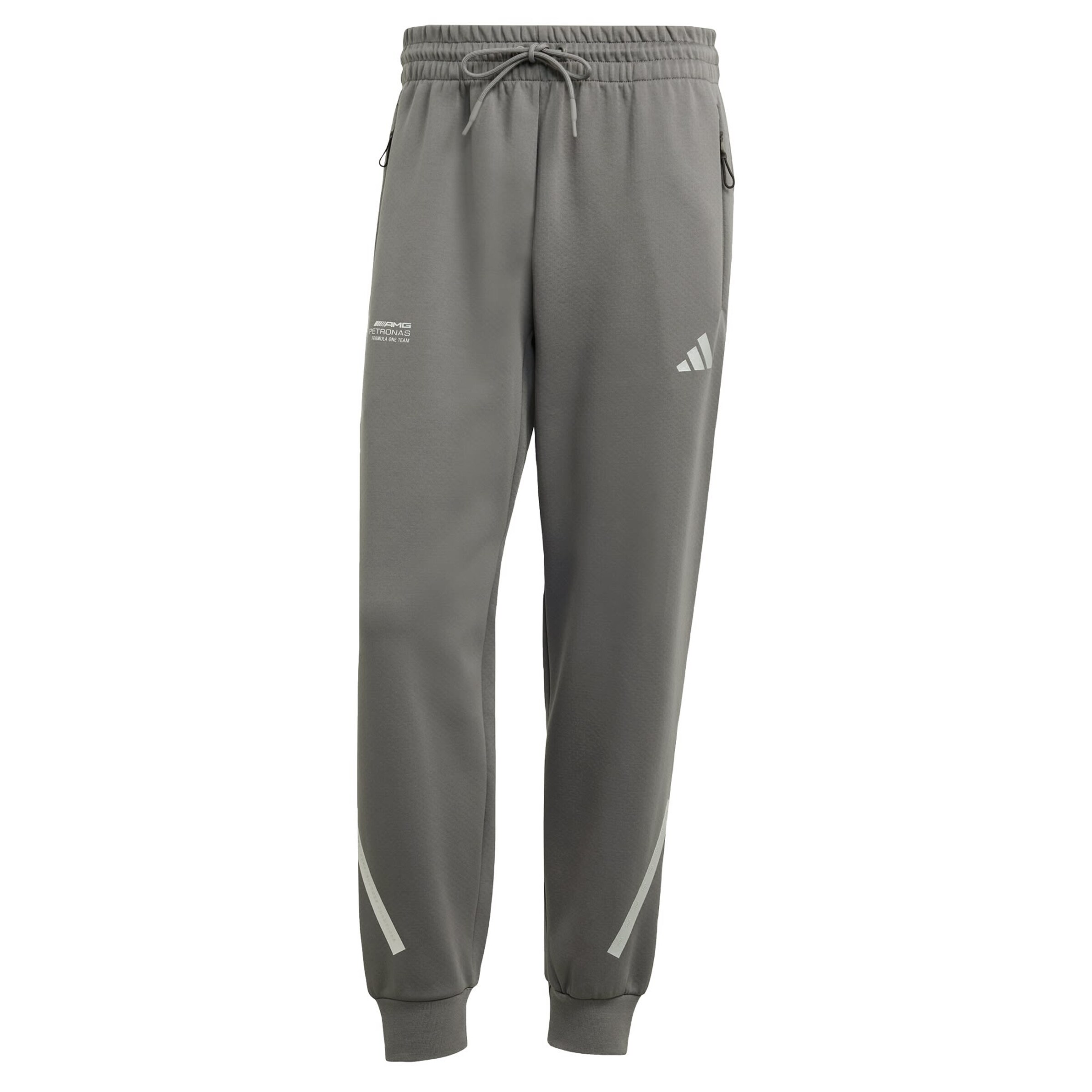 Tapered Pantaloni sportivi 'Mercedes-AMG Petronas F1 Team' di ADIDAS PERFORMANCE in grigio: frontale