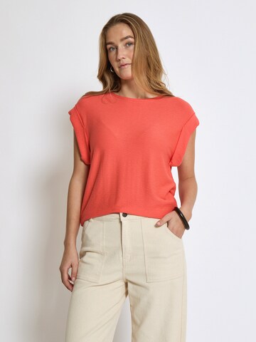 T-shirt 'Averly' Peppercorn en orange : devant