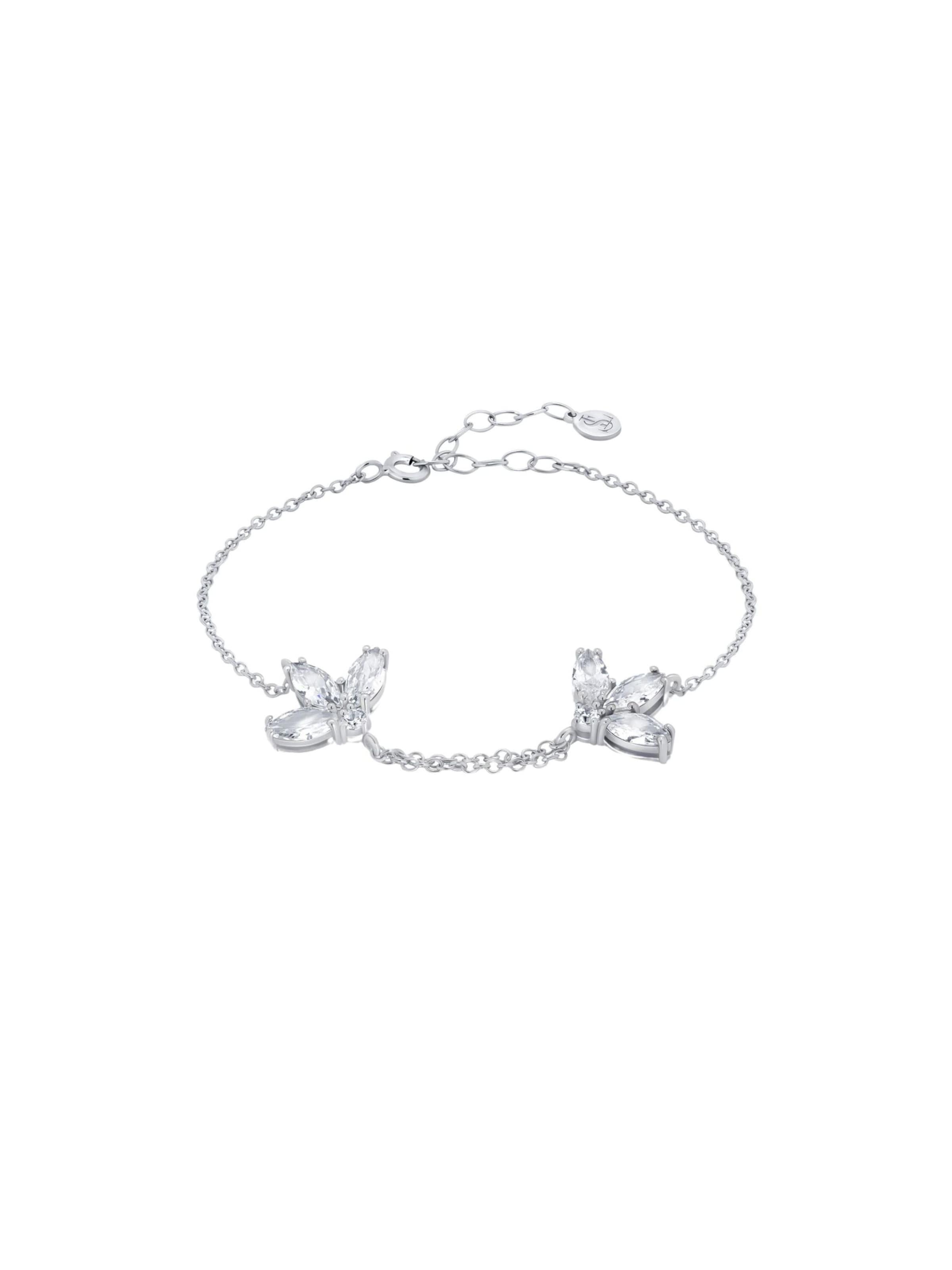 Leis Bracelet in White: front