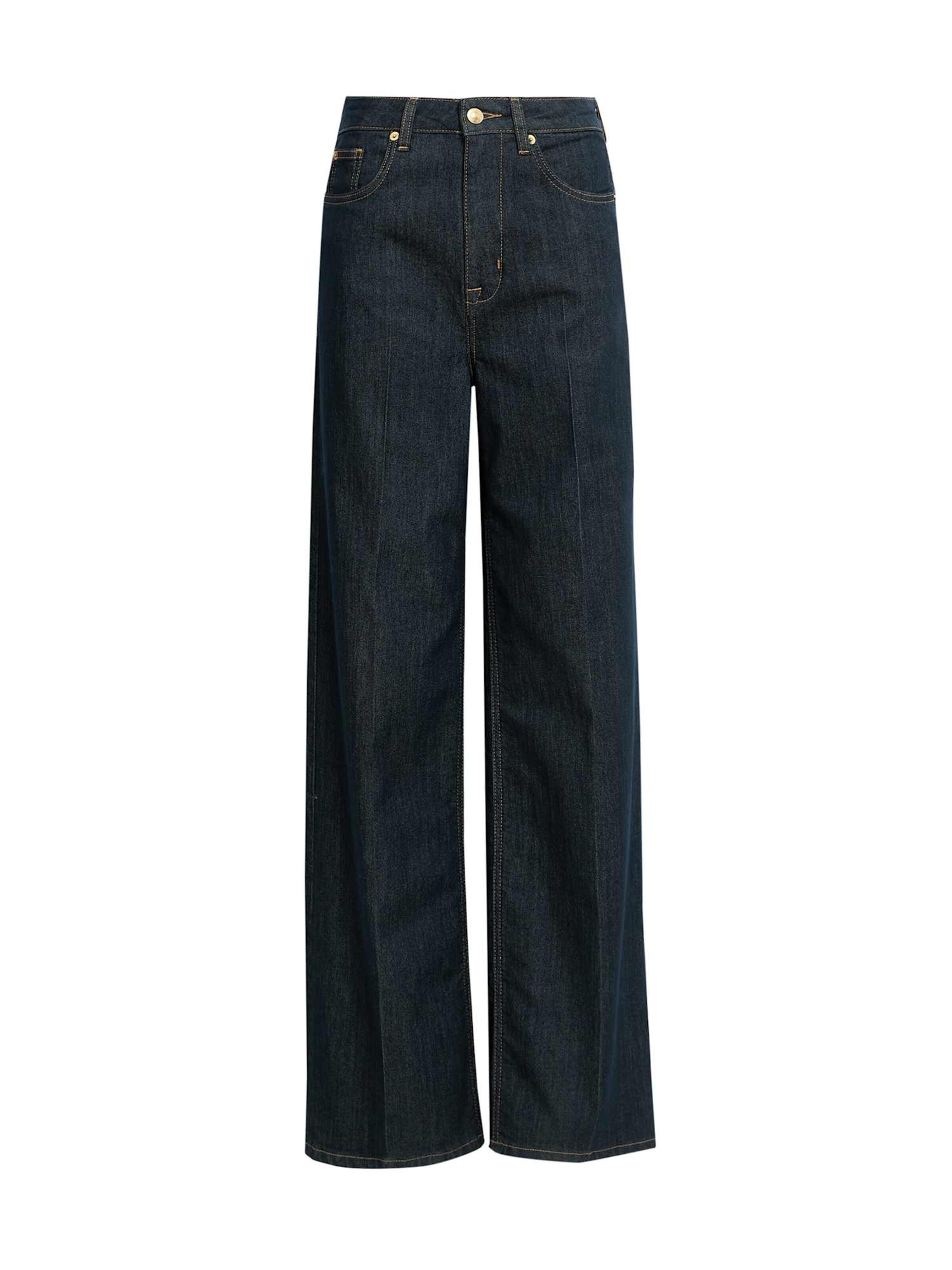 Marks & Spencer Wide leg Jeans in Blauw: voorkant
