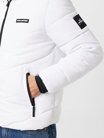 Veste mi-saison HOLLISTER en blanc