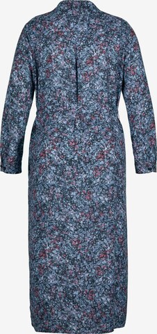 Ulla Popken Shirt Dress in Blue