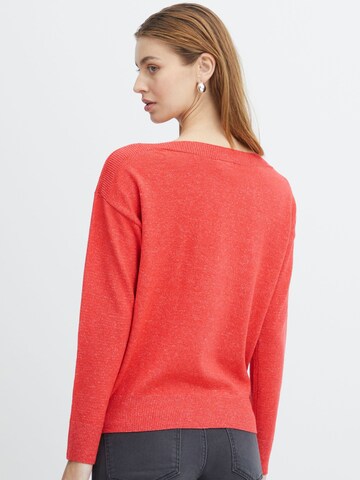 Pull-over 'Alpa' ICHI en rouge