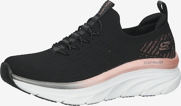 SKECHERS Sneakers laag 'D'Lux  Walker' in Zwart: voorkant