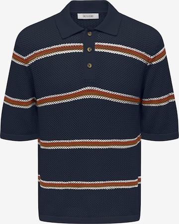 Only & Sons Kampsun 'ONSSEJR', värv sinine: eest vaates