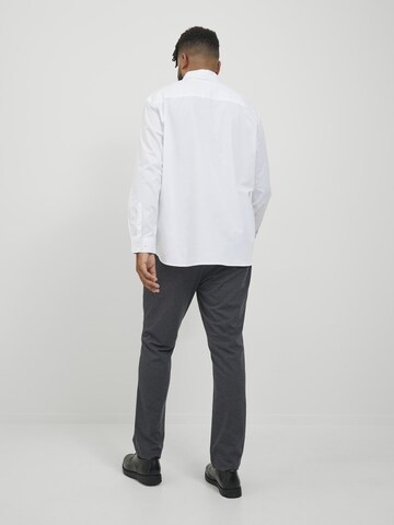 Jack & Jones Plus Slimfit Hose 'JPSTMarco JJCooper' in Grau