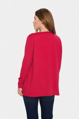 SAINT TROPEZ Gebreid vest 'KilaSZ' in Roze