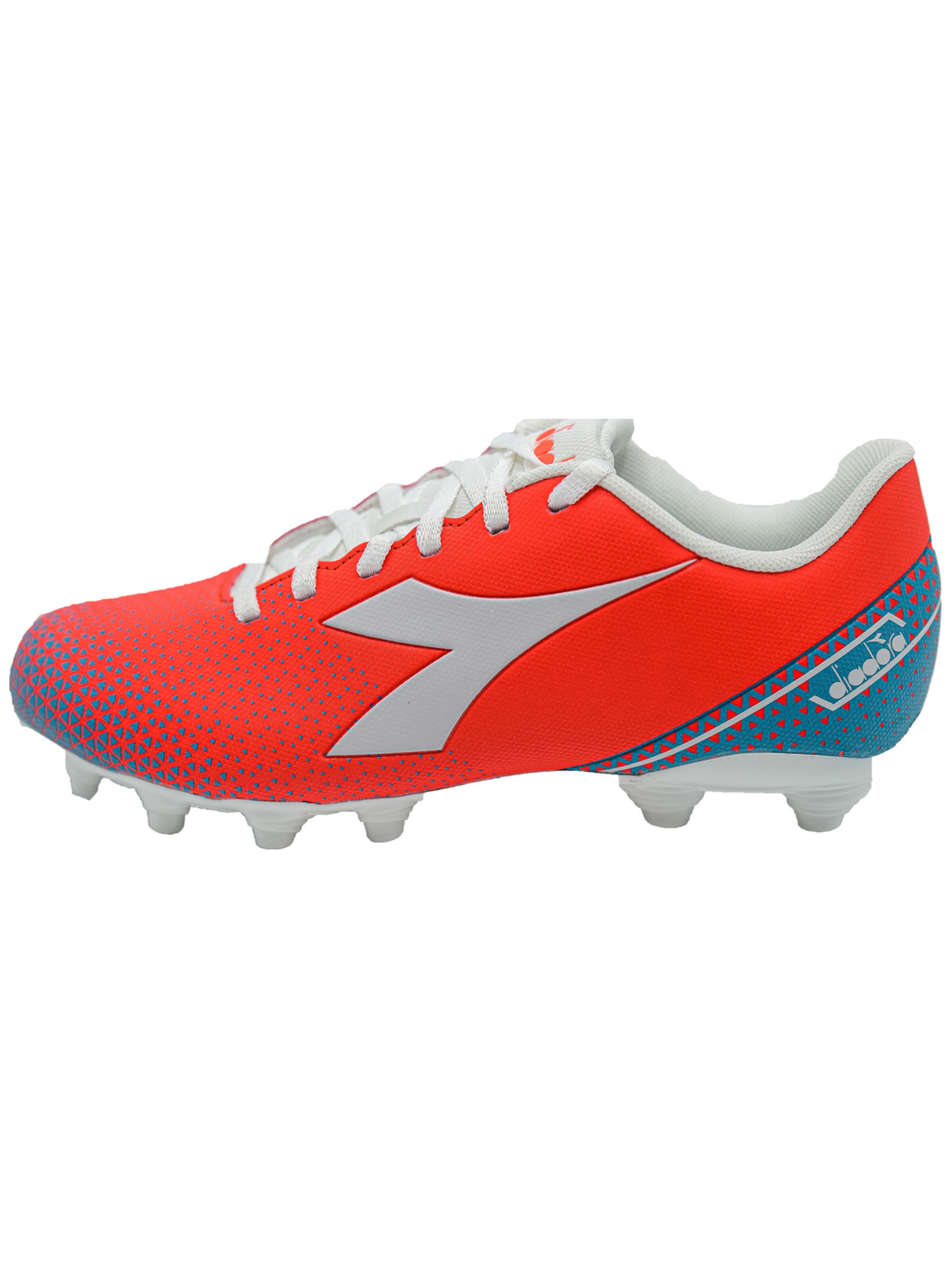 Diadora Voetbalschoen in Rood: voorkant