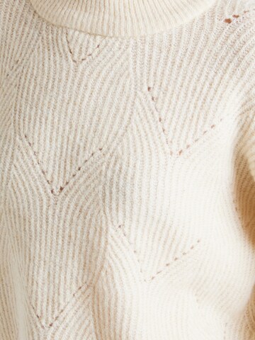 Pull-over 'PCJENNA' PIECES en blanc