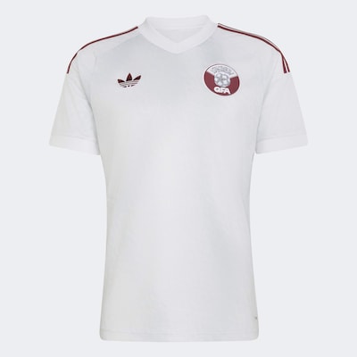 ADIDAS PERFORMANCE Maillot 'Qatar 26 Away' en rouge / blanc, Vue avec produit