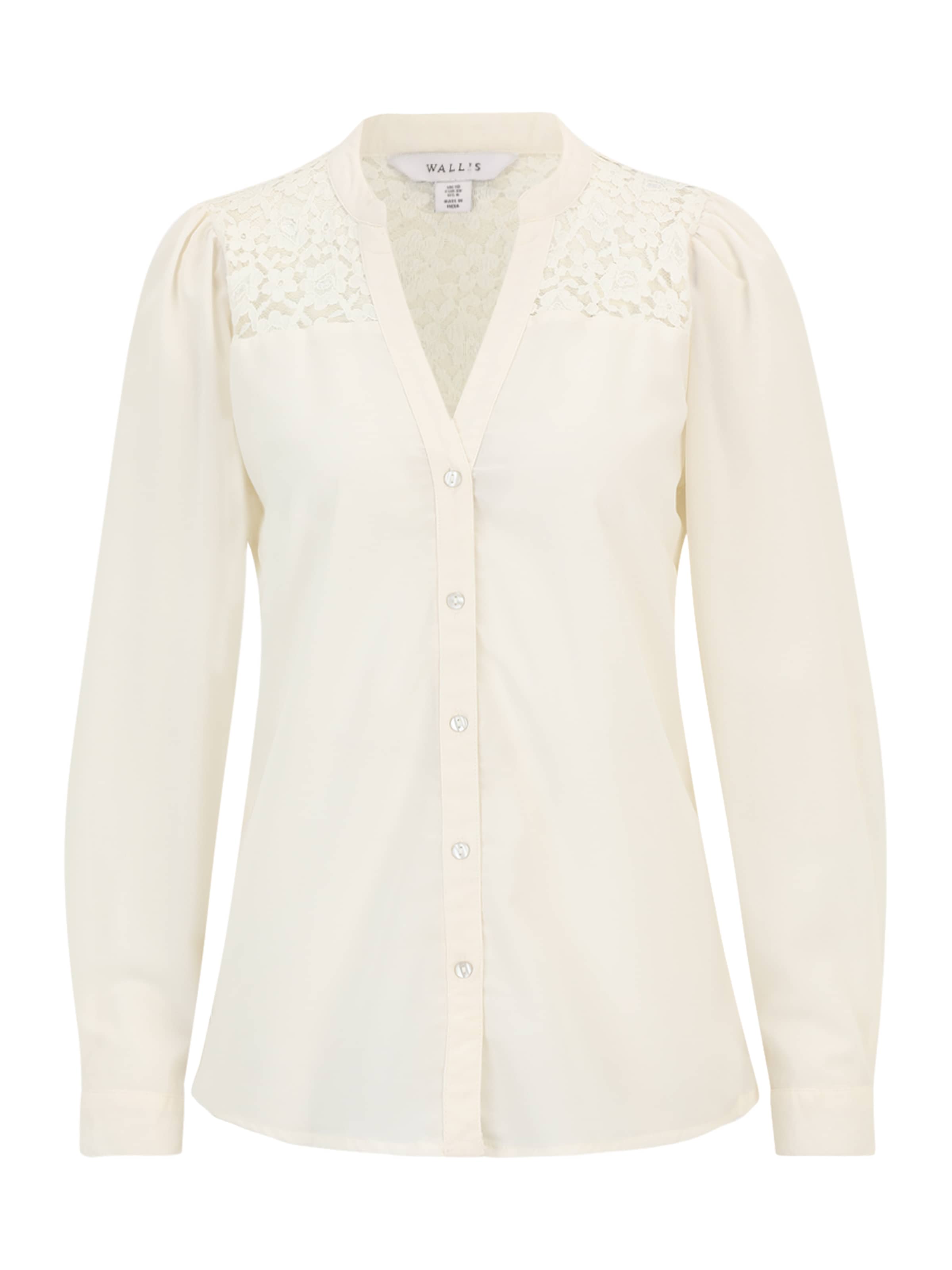 Camicia da donna di Wallis in beige: frontale