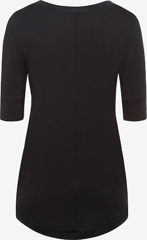 Hanro Shirt ' Yoga ' in Black