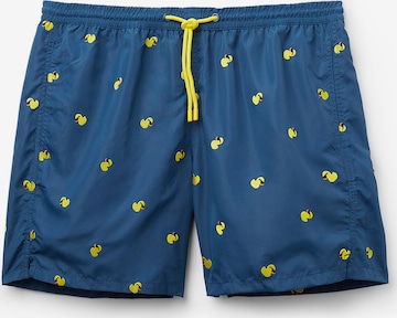 CALZEDONIA Board Shorts in Blue: front