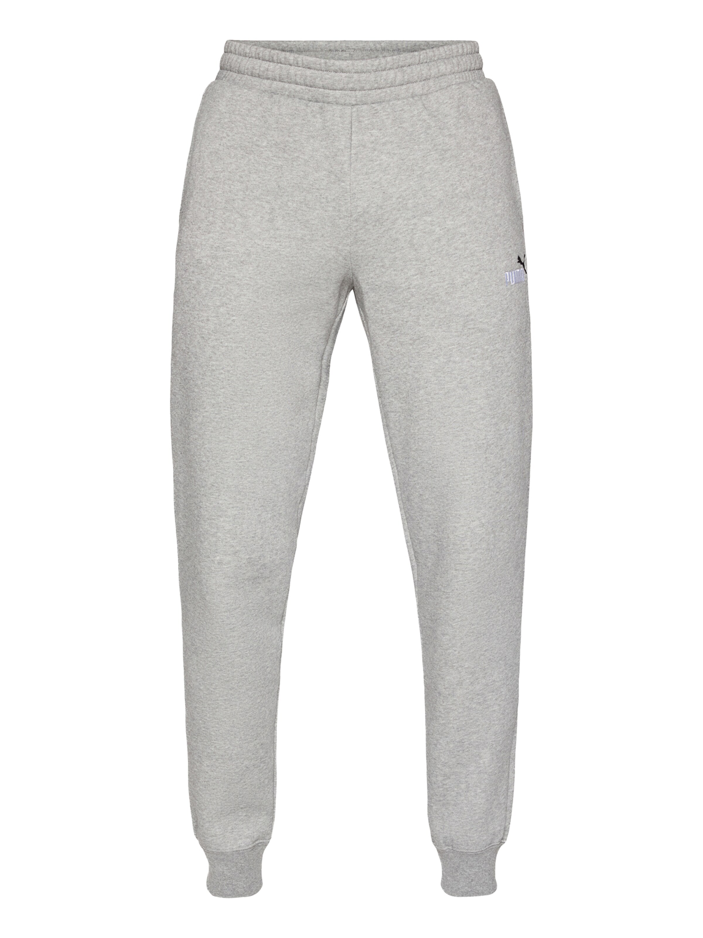 PUMA Workout Pants 'ESS No. 1' in Grey: front