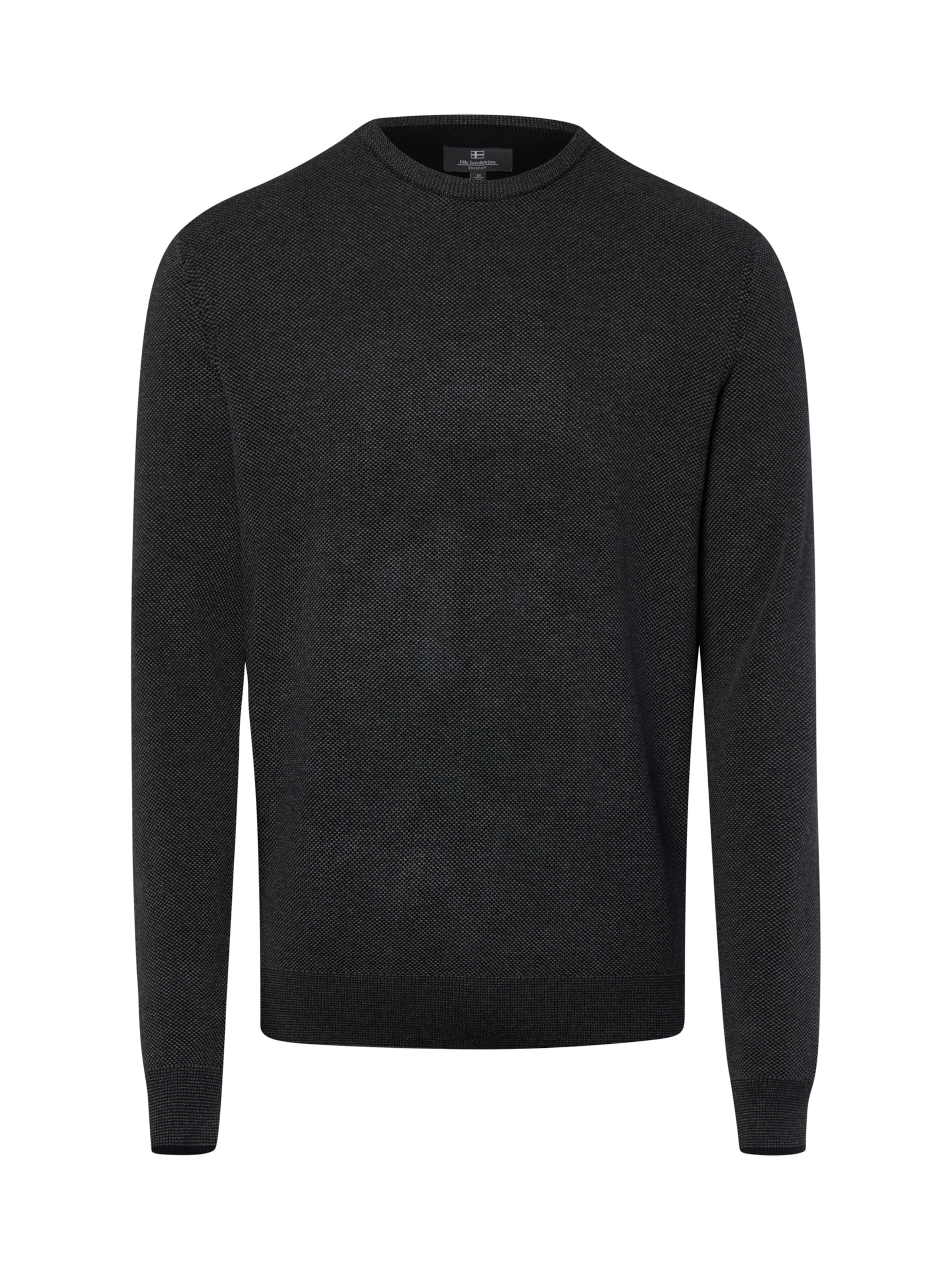 Pull-over Nils Sundström en gris : devant