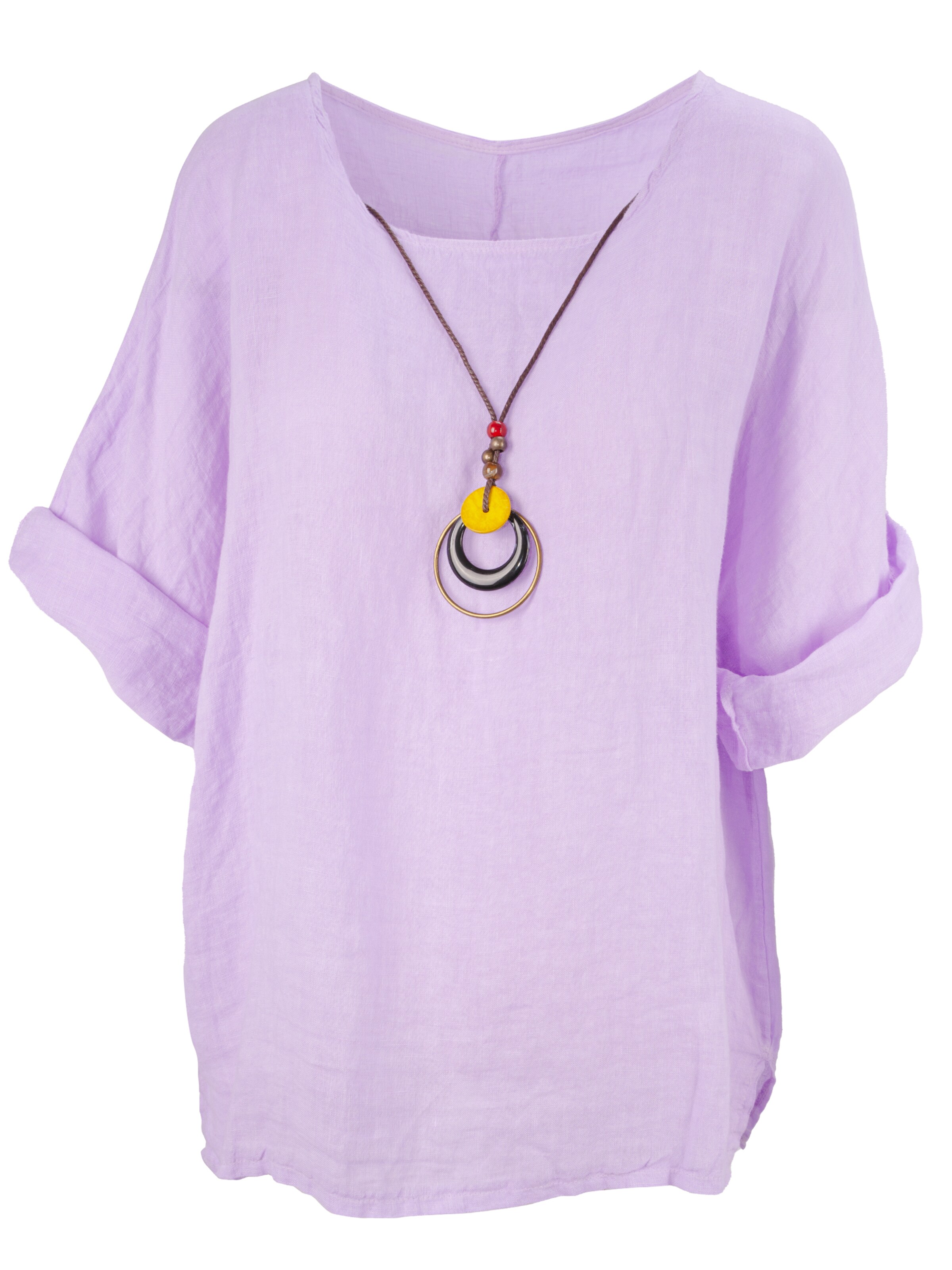 Seasons of April Bluse 'Lina' in Lila: Vorderseite