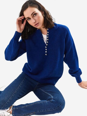 Pull-over 'Pullover' Bianco Lucci en bleu : devant
