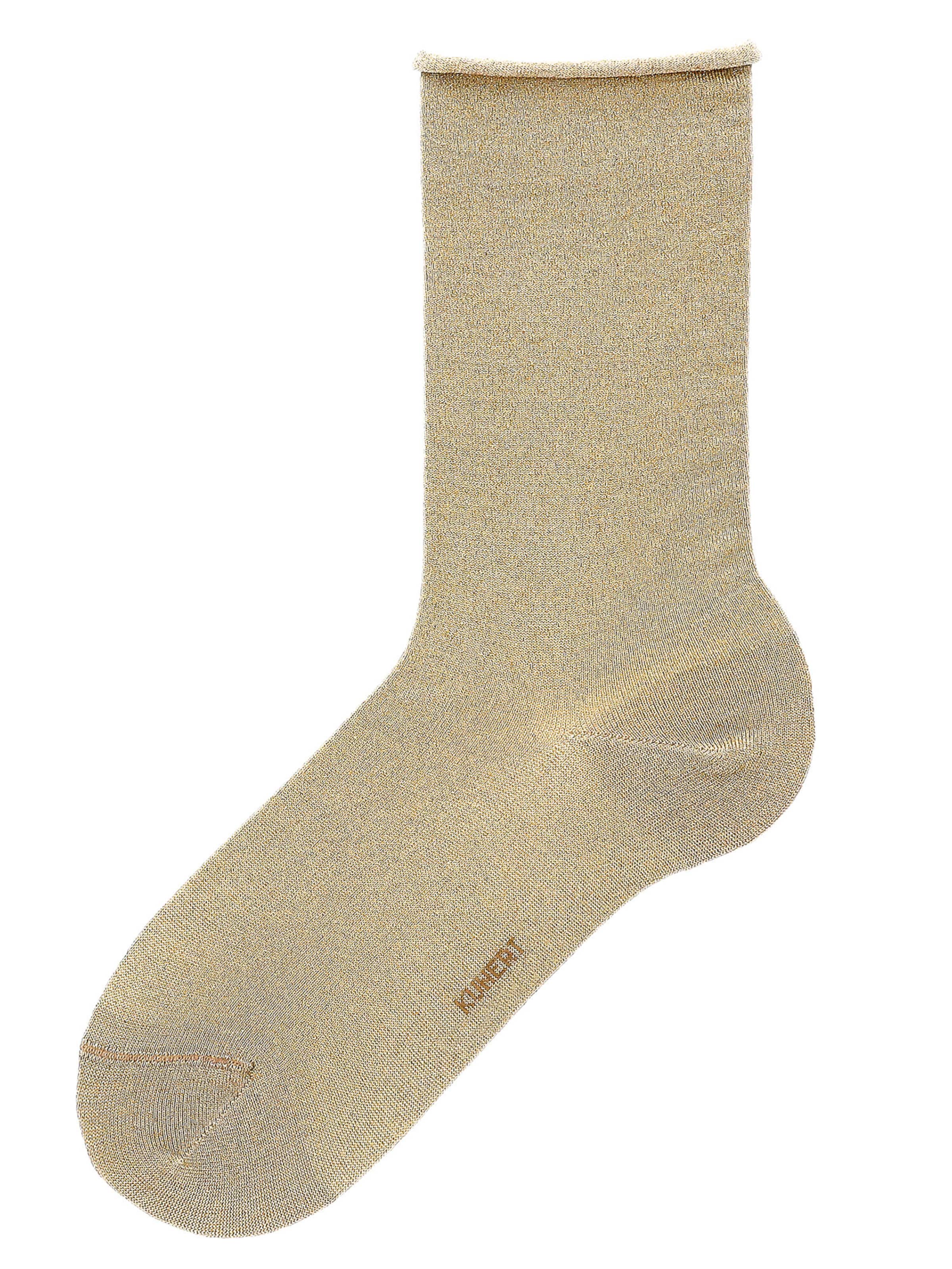 KUNERT Socken 'Sparkling Citynight' in Beige: Vorderseite