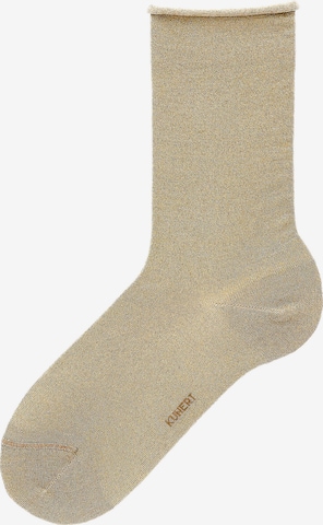 KUNERT Socken 'Sparkling Citynight' in Beige: Vorderseite