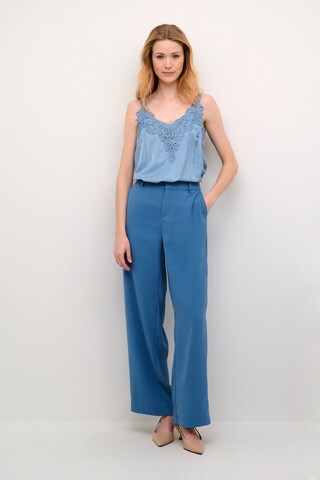 Cream Top 'Anna' in Blau