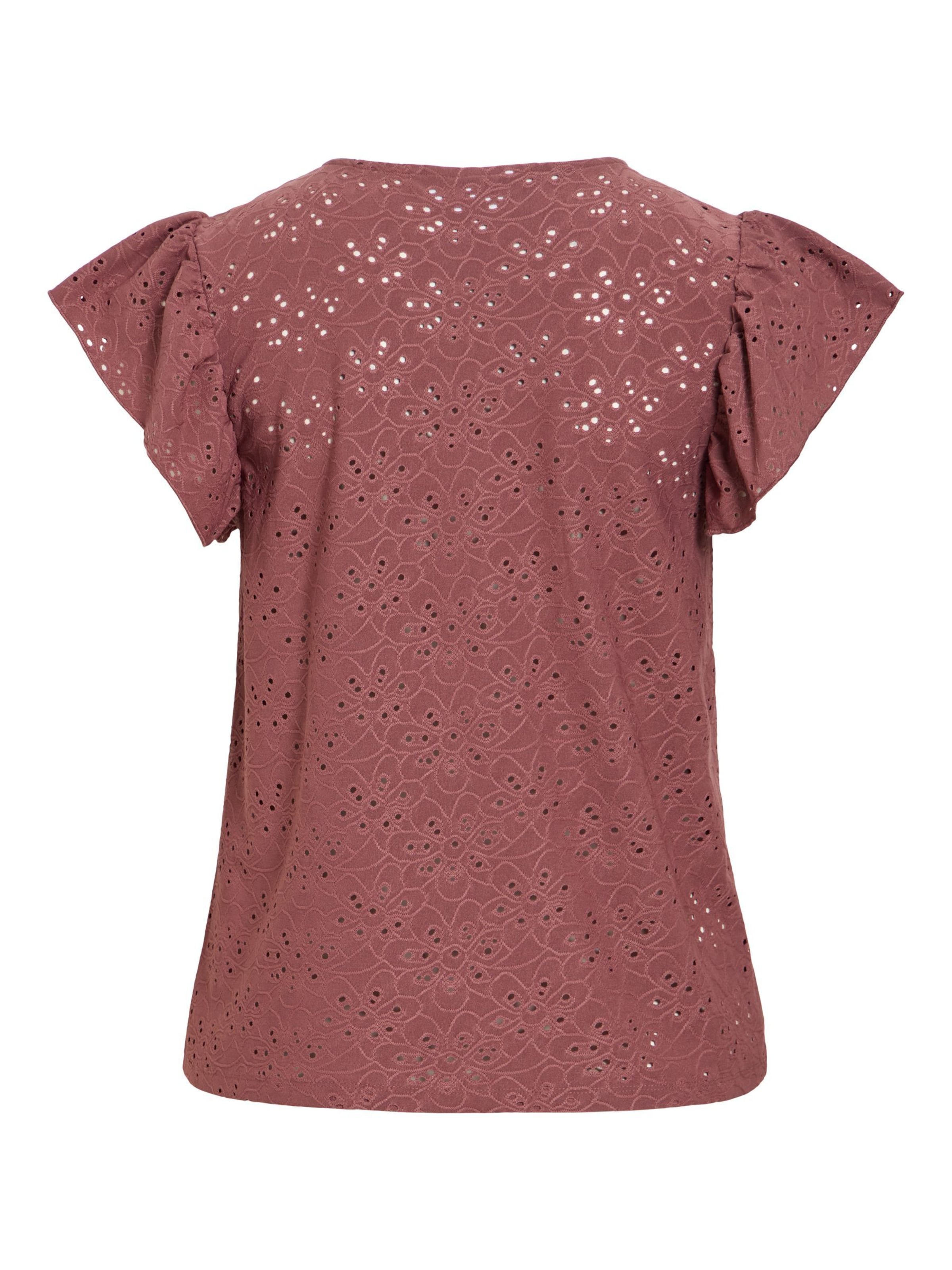 VILA Blouse 'VIKAWA' in Bruin