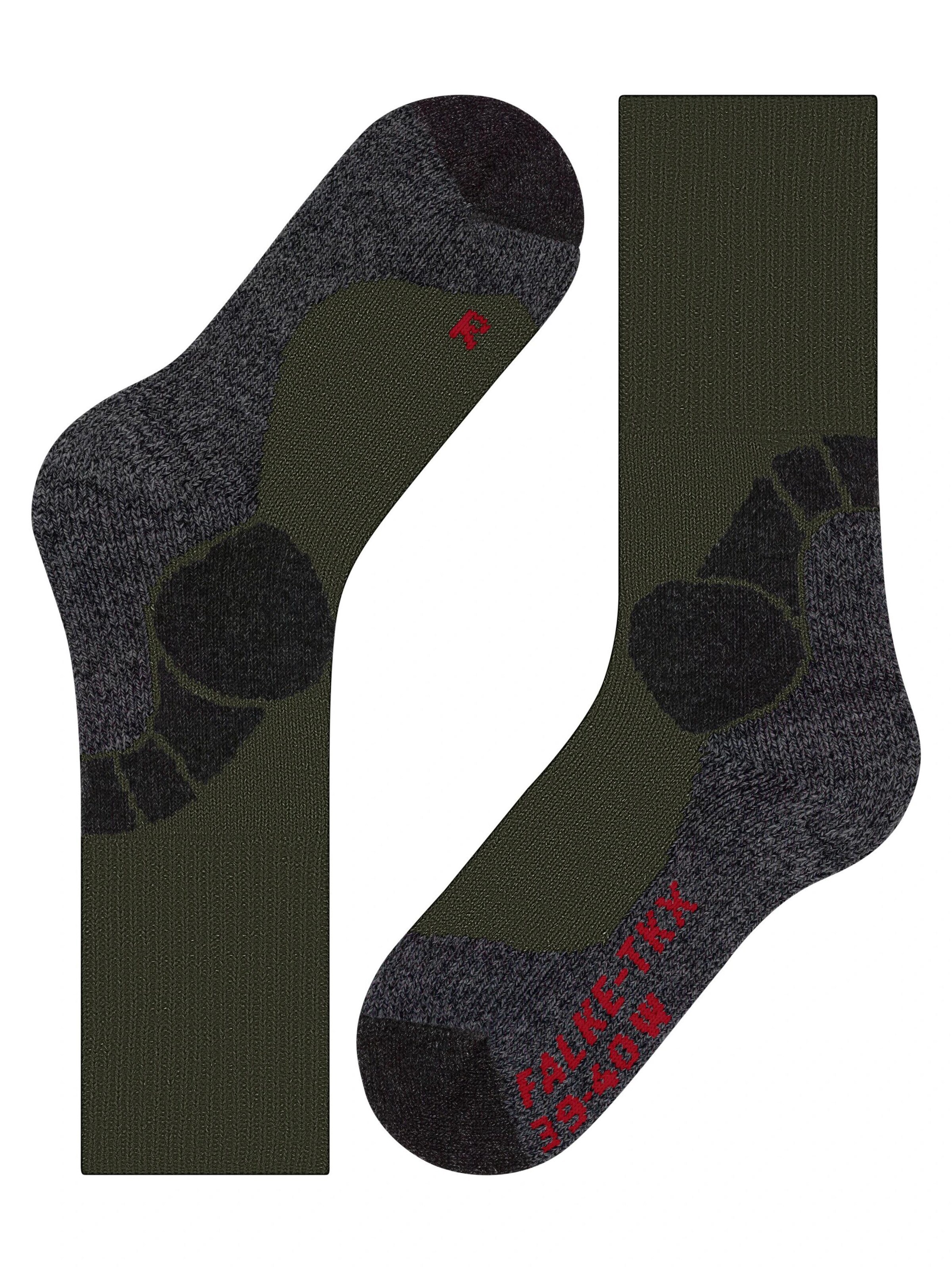 FALKE Athletic Socks 'TK-X Expedition' in Green